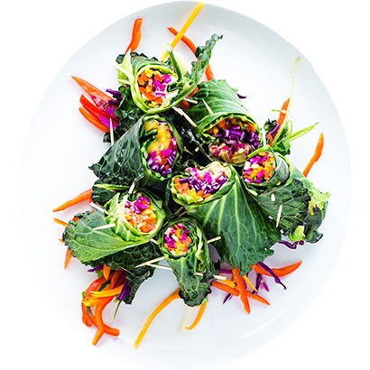 Rainbow Slaw Wrap