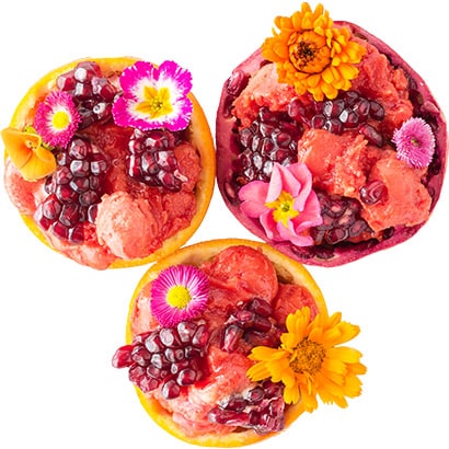 Rose and Orange Sorbet
