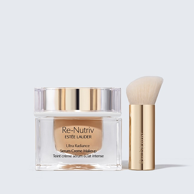 Estee Lauder 2-Pc. Re-Nutriv Ultra Radiance Serum Creme Makeup Foundation with Brush Set - 2N1 Desert Beige
