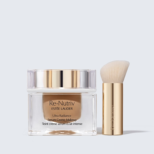 Estee Lauder 2-Pc. Re-Nutriv Ultra Radiance Serum Creme Makeup Foundation with Brush Set - 4N1 Shell Beige