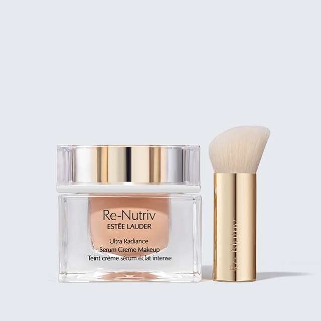 Estee Lauder 2-Pc. Re-Nutriv Ultra Radiance Serum Creme Makeup Foundation with Brush Set - 2C0 Cool Vanilla