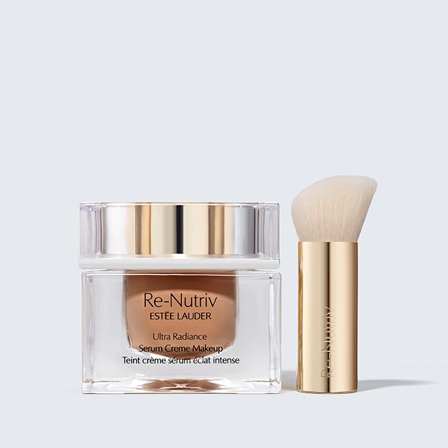 Estee Lauder 2-Pc. Re-Nutriv Ultra Radiance Serum Creme Makeup Foundation with Brush Set - 5W1 Bronze