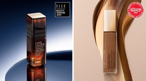 photo of estee lauder award winning beauty products