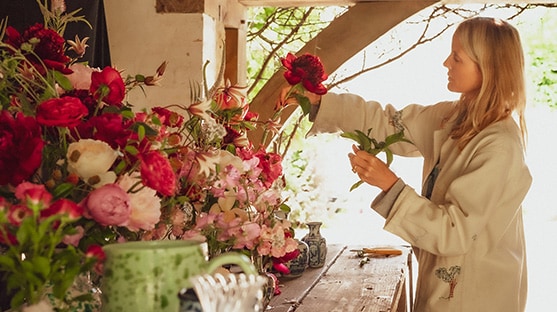 photo of UK florist Willow Crossley