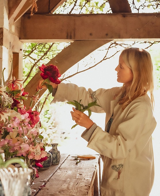 photo of UK florist Willow Crossley