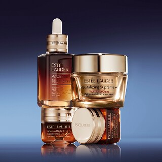 photo of estee lauder skincare products used in mens skincare routine