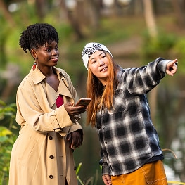photo of women doing acts of kindness