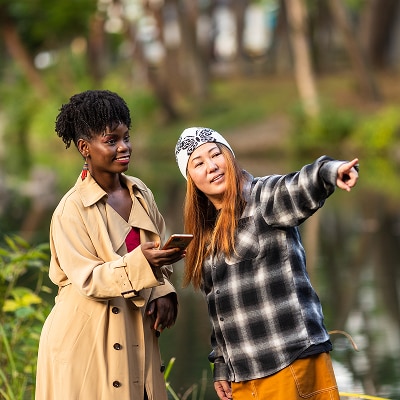 photo of women doing acts of kindness