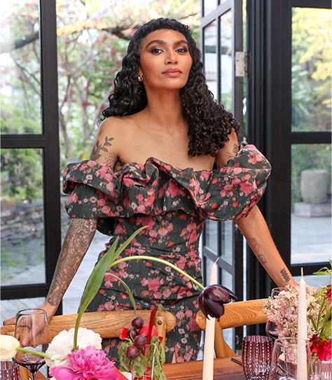 photo of Sophia Roe at the Estee Lauder Nutritious dinner